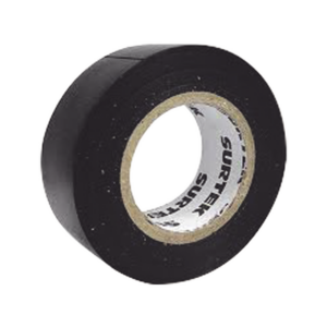 SURTEK SYS-138002 – Cinta para aislar Negra de 19mm x  18 metros / Blister.