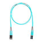 PANDUIT FX2ERLNSNSNM015 – Jumper de Fibra Óptica / Multimodo OM3 50/125 / LC-SC Dúplex / OFNR Riser / Aqua / 15 m (49.21 pies)