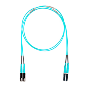PANDUIT FX2ERLNSNSNM015 – Jumper de Fibra Óptica / Multimodo OM3 50/125 / LC-SC Dúplex / OFNR Riser / Aqua / 15 m (49.21 pies)