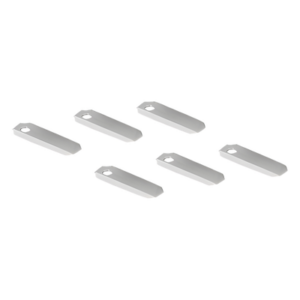RF INDUSTRIES,LTD RFA-4087-R14 – Juego de Navajas de Repuesto / Acero Inoxidable / 6 Piezas / Diseño Ergonómico / Instalación sin Herramientas