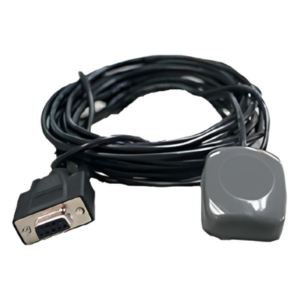 GM158 – Antena GPS con Receptor Integrado / RS-232 NMEA / Alimentación Vehicular o Mini-DIN / Compatibilidad Kenwood Series 80/150/180