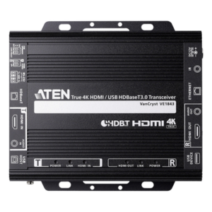 ATEN VE1843AT – Transceptor HDMI / True 4K UHD 60Hz / HDBaseT 3.0 / USB 3.0 / 100 m (328 pies)