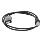 TXPRO TXCP740K – Cable Programador USB / Conector USB-A a RJ45 / Longitud 1 m (3.3 ft) / Compatible Windows 98 a Server 2022 / PU Negro Alta Durabilidad