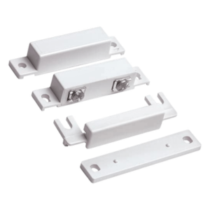 HONEYWELL HOME RESIDEO 7939WGWH – Contacto magnético de superficie / Normalmente cerrado (NC) / Gap 32 mm / Form A 300 mA @ 30 Vcd / Color blanco