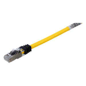 PANDUIT STP6X3MYL – Patch Cord Cat6A / Blindado S/FTP / 26 AWG / 500 MHz / 3 m (9.8 ft) / LS0H / Amarillo