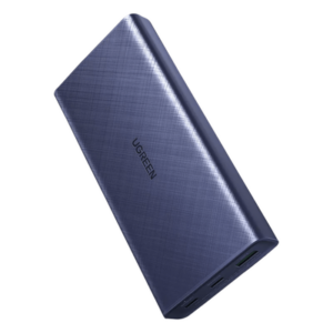 UGREEN 80304 – Batería Portátil / 20000mAh / PD 45W / Dual USB-C + USB-A / Celdas ATL / Azul