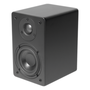 TRUAUDIO CT4 – Altavoz de Estantería / Woofer 4'' / Tweeter 1'' Aluminio / 40 W / 8 Ohms / 89 dB / Negro Mate