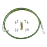 PANDUIT RGEJ1024PHY – Jumper de Aterrizaje / 10 AWG (6 mm²) / 61 cm (2 ft) / Terminal 45° y Recta / 30A / Cobre Desnudo