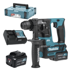 MAKITA DHR242RFE – Rotomartillo SDS Plus / 3 Funciones / 18V / 2J / 2 Baterías Li-Ion 3.0Ah / Cargador Rápido / Maletín