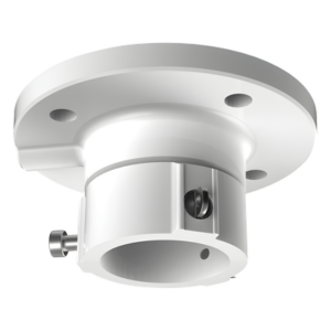 HIKVISION DS-1663ZJ – Montaje de Techo para Domo PTZ / Aleación de Aluminio / Diámetro 116.5 mm / Peso 380 g / Color Blanco