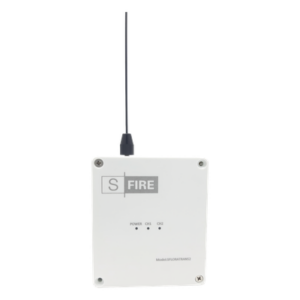 SFIRE SF-LORA-TRANS – Transmisor Inalámbrico / 2 Contactos Secos NA / Alcance 2500 m (8202.1 ft) / 433.92 MHz / Antena 190 mm / -20°C a +80°C