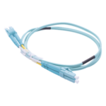 LINKEDPRO BY EPCOM LP-FOM3-LCLC-R01 – Jumper de Fibra Óptica / OM3 50/125 / LC-LC Dúplex / OFNR Riser / 2.0 mm / 1 Metro (3.28 Pies)