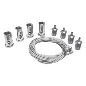 JWJ TENSORES-X – Kit de Tensores para Montaje Suspendido / Compatible JPP-40X y JLPP-40L / 40W / 4200 lm / 595 x 595 mm / 6500K