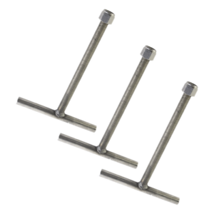 SAB-90G – Ancla para Base de Torre / Tubo 1 1/16' (19.3 mm) / Acero ASTM-36 Galvanizado / Diseño Modular 3 Piezas / 92.3 cm Altura / 3.03 ft x 2.79 ft x 3.28 ft
