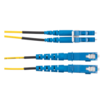 PANDUIT F92ERLNSNSNM050 – Jumper de Fibra Óptica / Monomodo OS2 9/125 / LC-SC Duplex / OFNR Riser / LSZH / 50 m (164 ft) / Amarillo