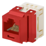 PANDUIT NKP5E88MRD – Jack Keystone / Cat 5e / RJ45 / 110 Impacto / 8P8C / Rojo