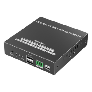 EPCOM TITANIUM TT582KVM-RX – Receptor Extensor HDMI / 4K @ 60 Hz / Alcance 150 m (492.1 ft) / KVM y RS-232 / Cat 6/6a/7 / 18 Gbps