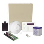 HONEYWELL HOME RESIDEO VISTA48/SMOKEV – Panel de Intrusión / 48 Zonas Cableadas o Inalámbricas / 3 Particiones / 2 Detectores de Humo Inalámbricos / Carga y Descarga por Internet / 16 Salidas Programables