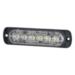 SIGNALPRO SP12RW – Luz Auxiliar LED / 12 LEDs / Rojo/Claro / SAE Clase 1 / ECE R65 / IPX7 / Perfil 9 mm (0.35')