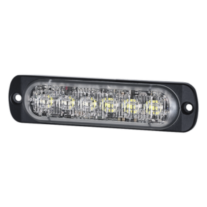 SIGNALPRO SP12RW – Luz Auxiliar LED / 12 LEDs / Rojo/Claro / SAE Clase 1 / ECE R65 / IPX7 / Perfil 9 mm (0.35')