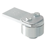 COMUNELLO 1080-0410-001 – Bisagra industrial para puerta batiente / Acero galvanizado / 650 kg / Ø70 mm / 230,000 ciclos