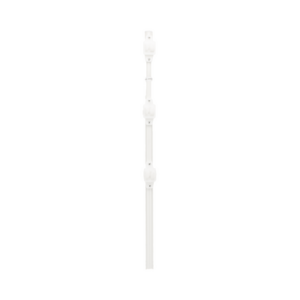 SFIRE SF-POST-3W – Poste de Paso / Tubo de Acero Galvanizado / Diámetro 1" / Longitud 75 cm (2.46 ft) / 3 Aisladores / Pintura Blanca / Peso 0.5 kg