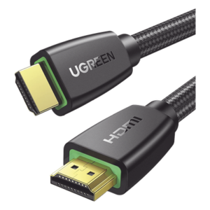 UGREEN 40409 – Cable HDMI 2.0 de Nylon Trenzado / 1.5 m (4.9 ft) / 4K@60Hz / HDR / 18 Gbps / Blindaje de 4 Capas / ARC / HDCP 2.2