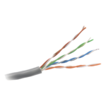 GENESIS 6330-1109/1000 – Bobina de Cable UTP Cat5e / 305 m (1000 ft) / Gris / 350 MHz / PVC con UV / -20°C a 75°C
