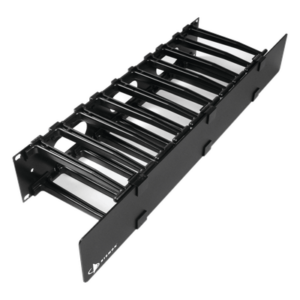 SIEMON HCM-6-2U – Organizador de Cable Horizontal / Rack 19in / 2UR / 6in (0.5ft) de profundidad / Policarbonato