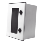 PRECISION PST-3040-20PT – Gabinete de Poliéster IP65 / Puerta Transparente / 300 x 400 x 200 mm / Placa Trasera Incluida / Carga Máxima 30 kg