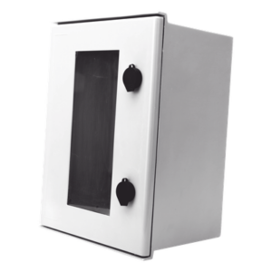 PRECISION PST-3040-20PT – Gabinete de Poliéster IP65 / Puerta Transparente / 300 x 400 x 200 mm / Placa Trasera Incluida / Carga Máxima 30 kg