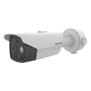 HIKVISION DS-2TD2628-7/QA – Cámara Bala IP Dual / Térmica 256 x 192 / Óptica 4 Megapixel / IR 30 m (98.4 ft) / PoE / Termométrica / Sirena / IP66
