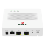 V-SOL V1600GS-R – Mini OLT / 1 Puerto GPON SC/UPC / 3 Puertos Uplink / Hasta 64 ONUs / 20 km / 5.5 x 5.5 x 1.4 in