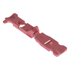 PANDUIT TGSJT – Herramienta de Terminación de Jacks / Ángulo 45° / Nylon Reforzado con Fibra de Vidrio / 2.86 x 0.63 pulgadas / Capacidad 45 Cápsulas / Color Rojo Rubí
