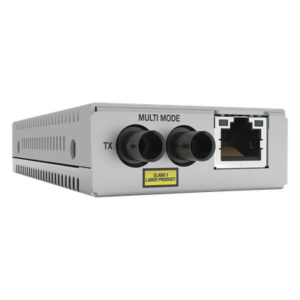 ALLIED TELESIS AT-MMC200/ST-960 – Convertidor de Medios / Fast Ethernet a Fibra Óptica / Multimodo ST / 2 km / Auto-MDI/MDIX / Jumbo Frames 10 KB