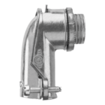 ANCLO ANC-FXC-34 – Conector Curvo para Tubo Flexible / 3/4" (19 mm) / Diámetro Exterior 41 mm / Longitud 60 mm / NEMA FB-1