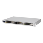 UBIQUITI USW-48-POE – Switch PoE / 48 Puertos Gigabit / 32 Puertos PoE+ / 4 SFP 1G / 195W / 104 Gbps / 1U Rack / 1.43 x 11.22 x 17.41 pulgadas