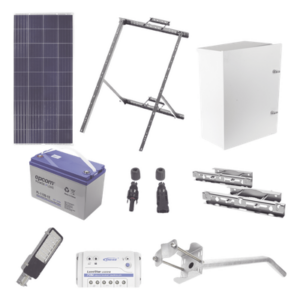 EPCOM INDUSTRIAL KIT-SL-30W – Kit de energía solar para alumbrado de 30 W