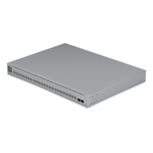 UBIQUITI USW-PRO-MAX-24-POE – Switch PoE Administrado / 24 Puertos / 8x 2.5 GbE PoE++ / 16x GbE PoE+ / 2x SFP+ 10G / 400W / Pantalla Táctil 1.3"