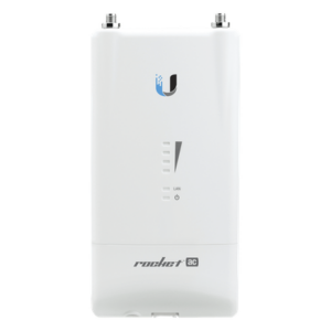 UBIQUITI R5AC-LITE – Radio Estación Base / 5 GHz / 500 Mbps / Gigabit Ethernet / Dual RP-SMA / -40°C a 80°C (-40°F a 176°F)