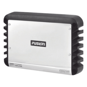GARMIN 10-01968-00 – Amplificador náutico / 5 canales / 1600 W pico / Clase D / 4 altavoces + 1 subwoofer / 11.81' x 8.27' x 1.97'