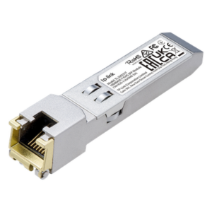 TP-LINK TL-SM331-T – Transceptor mini-GBIC SFP RJ45 / 1000BASE-T / 100 metros (328 pies) / 1.25 Gbps / Hot-Swappable / 0 a 70°C