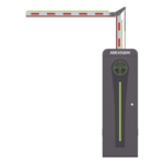 HIKVISION KT-320-ART(3ML) – Barrera Vehicular Automática / Brazo Articulado LED 3 m (9.8 ft) / Motor Brushless 24 VDC / 360 Ciclos/Hora / Semáforo Rojo-Verde / Control Bluetooth