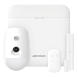 HIKVISION DS-PWA48-KS-CAM – Kit de Alarma Inalámbrica / 48 Zonas / GSM 3G/4G / Wi-Fi 2.4 GHz / PIR con Cámara 640x480 / AES-128 / 433 MHz