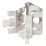 Syscom CSH12 – Sujetador Snap-In para Cable Coaxial / Acero Inoxidable 304 / 1/2 in / Capacidad 0.64 in (16.3 mm) / Kit 10 Piezas