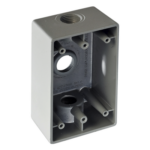 RAWELT RR-0281 – Caja Condulet / 3 Bocas 1/2" (12.7 mm) / Aluminio Diecast / Intemperie / Volumen 300.1 cm³ / NPT