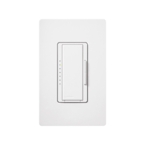 LUTRON ELECTRONICS MACL153MWH – Atenuador de Pared Maestro / LED/CFL 150 W / Incandescente/Halógeno 600 W / 120 V / Unipolar-3 Vías-Multilocalización / Sin Neutro