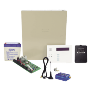 HONEYWELL HOME RESIDEO VISTA48MINI2/6160RF – Panel de Alarma Híbrido / 48 Zonas Alámbricas e Inalámbricas / Comunicador Celular 2G / Teclado con Receptor RF / 3 Particiones