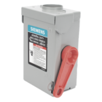 SIEMENS GNF221RA – Interruptor de Seguridad / 240Vca / 2 Polos / 30A / NEMA 3R / Doble Ruptura Visible / Sin Portafusibles / 100kAIC