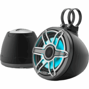 JL AUDIO 10-03261-00 – Sistema Cerrado Coaxial 6.5 in (165 mm) / Potencia RMS 75 W / Impedancia 4 Ω / Respuesta 100 Hz-25 kHz / Sensibilidad 89.5 dB / LED Transflective / Rejilla Deportiva Titanio / Cono Polipropileno con Mica / Tweeter Cúpula de Seda 20 mm (0.8 in